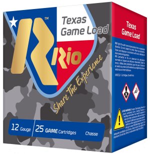 Rio Ammunition Texas Game Load 36 HV 12 Gauge 2.75 In 1-1/4oz #7.5 25ct