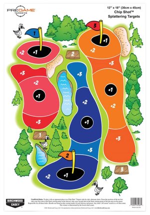 Birchwood Casey Dirty Bird Game Target 12"X18" Chip Shot 8/Pack 35566