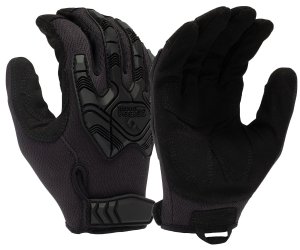 Pyramex Safety VGTG40BL Impact Operator Heavy-Duty Black Synthetic Leather