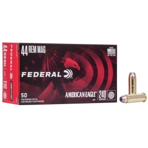 Federal AE44A 44 Remington Magnum 240 Grain Jacketed Hollow Point 50 Rounds