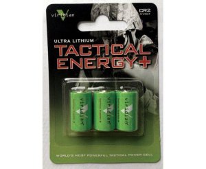 Viridian Tactical Energy Ultra Lithium Batteries 3-Pack 1,050