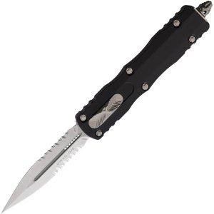 Microtech Dirac 225-11 OTF 2.92 In D/E Stonewash Black Alu Serrated