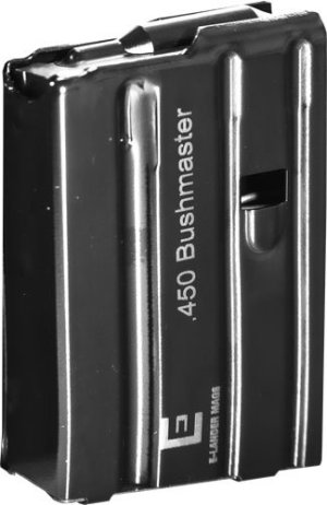 E-Lander F99946100 .450 Bushmaster 4-Round Steel Magazine