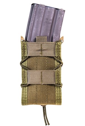 High Speed Gear 11TA00OD TACO Rifle Magazine Pouch OD Green Nylon MOLLE