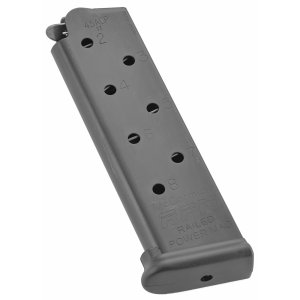 CMC MRPM45FS8B 8rd 45 ACP Railed Power Mag Black Stainless Steel