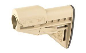 Bravo Company Mod 3 Stock Flat Dark Earth Mil-Spec with 0.5in/0.8in Risers