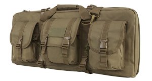 NcStar CVCPD2962T-28 Vism AR/AK Tactical 28" Tan Soft Case, 2-Gun Capacity