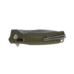 SOG Knives Hidaka XR Folding Knife 4 Modified Tanto Blade Olive Box