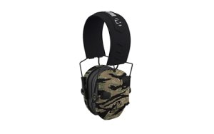 Walker's Razor Slim Electronic Earmuff Low-Profile Design Jungle Tiger