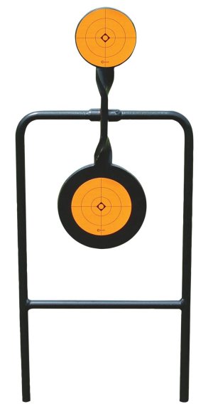 Caldwell 133565 Double Spin Handgun Target 3" & 4.5" High-Carbon Steel