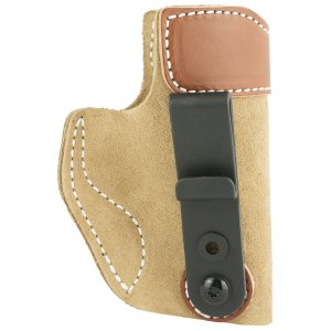 DeSantis 106NAD6Z0 Sof-Tuck IWB Holster Tan Leather/Suede Glock 43 RH