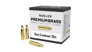 Nosler 10229 Unprimed Brass 6mm Creedmoor 50 Count Cases