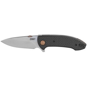CRKT Avant Folding Knife 3.18" Spear Point Carbon Fiber Handle