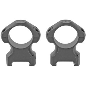 Konus 7400 Steel Rings 1" High Matte Black Picatinny/Weaver