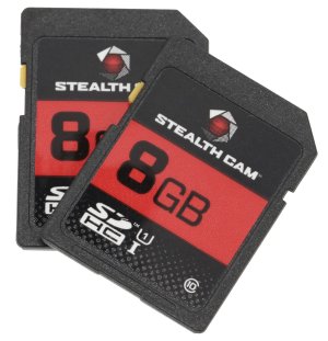Stealth Cam STC2SD8GB 8GB SD Memory Card 2-Pack for Photos/Videos