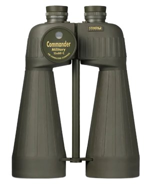 Steiner 2693 M1580 15x80mm Binoculars with Reticle & Compass, Green Armor