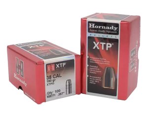 Hornady 35771 .38 Caliber 180 Grain JHP Bullets 100 Rounds