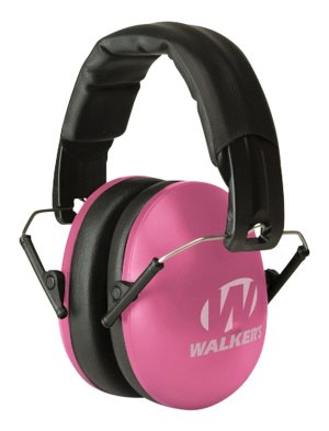 Walker's Game Ear Youth & Women Folding Muff Pink 23 dB