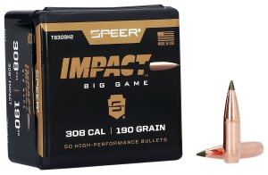 Speer Impact TB308H2 30 Caliber 190gr Polymer Tip Bullets