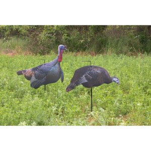 Higdon Outdoors 63029 Flex Turkey Decoy Combo Tom & Hen 26.5 In