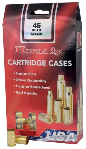 Hornady 8602 22 Hornet Unprimed Cases Brass 50 Count