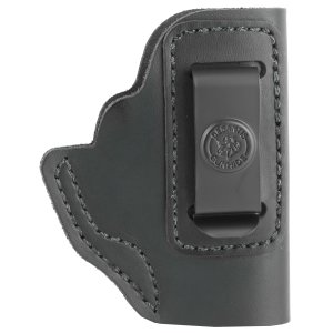 DeSantis 031BAR7Z0 Insider IWB Holster Black Leather Right Hand Clip