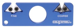 Cold Steel CSKS21CC Blue Aluminum Carbide/Ceramic Sharpener Coarse/Fine