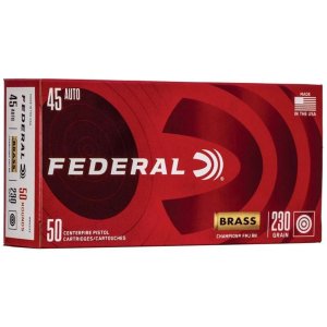 Federal Premium Champion Training 45 Auto 230gr FMJ 50 Rounds WM5233