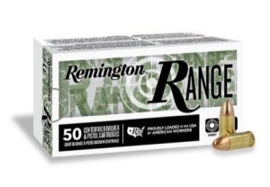 Remington Range R27780 9mm 124gr FMJ Ammo 50 Rounds