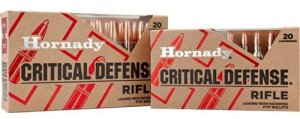 Hornady Critical Defense 223 Remington 73 gr FTX 20 Per Box 80260