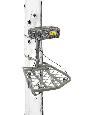 Hawk Treestands Helium Ultra Lite Hang-On Gray Powder-Coating Aluminum 16In