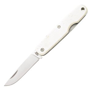 Bear & Son Cocobolo Slip Joint Execute Folding Knife 2-1/4 Drop Point Blade White Smooth Bone