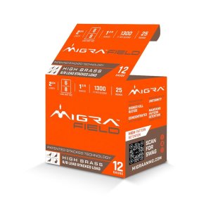 Migra Staxd Ultimate Field Shotgun Ammo 12 ga. 2 3-4 in. 1 1-4 oz. 6-8 S...
