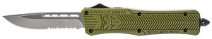 CobraTec MODCTK1MDS CTK-1 Medium 3" OTF D2 Blade OD Green Handle