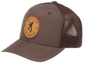 Browning CAP SELMAN LEATHER CIRCLE PATCH 608646881 308646881