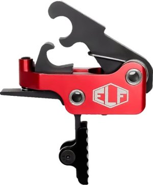 Elftmann SE-B-S AR Trigger, Straight, 2.75-4lbs, Black