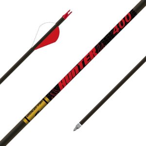 Gold Tip HUN400A26 Hunter Arrows 400 Spine 2" Raptor Vanes 6-Pack
