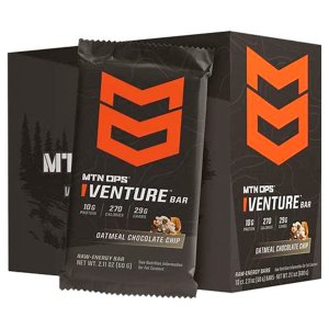MTN OPS Venture Bar Oatmeal Chocolate Chip 10pk 10g Protein