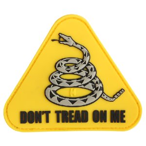 Maxpedition Don't Tread On Me Morale Patch Velcro-Back Embroidered