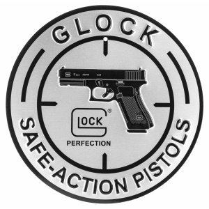 Glock AD00060 Safe Action Silver/Black Aluminum 12"