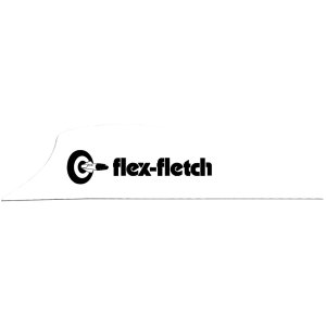 Flex Fletch SK-2-WHT-39 Vanes White 2" 39 Pack, FLEX2 Polyurethane Tech