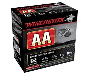 Winchester Ammo AA1285@ AA LtTrgt 12Ga 2.75" 1-1/8oz #8.5 Shot