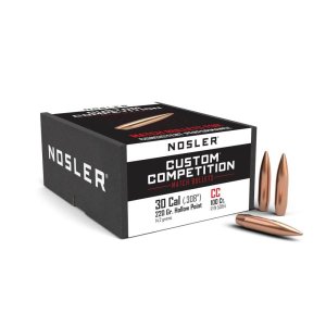 Nosler Custom Competition Bullets .30 Cal 220 Gr HPBT 100 Count