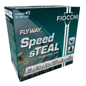 Fiocchi Flyway Speed Steel 12Gauge 2.75In 1-1/8oz #4 Shot