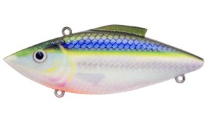 Bill Lewis BLFMT260 Mini-Trap Hard Bait, Blue Shiner, 1/4 oz - Premium Mustad Hooks, Liv-N Sound