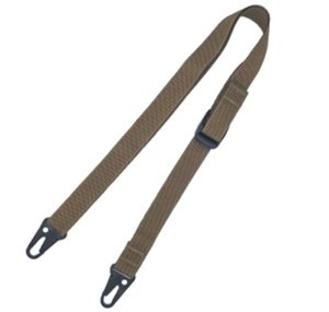 Sport Ridge 03501CY 1 In 2-Point Rifle Sling HK Snap Hooks Coyote