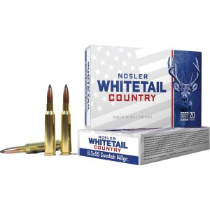 Nosler Whitetail Country 6.5x55mm 140gr JSP 2600fps 20ct