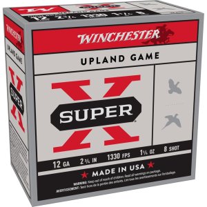 Winchester Ammo X128 Super X Heavy Game Load High Brass 12 Gauge 2.75" 1 1/4 oz 1330 fps 8 Shot 25 Bx/10 Cs