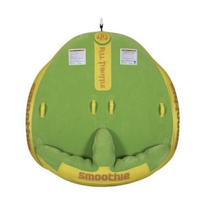 Full Throttle 303100-400-002-17 Smoothie Flocked 2-Person Tube Green