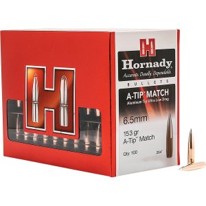 Hornady A-TIP Match 6.5mm 153gr Bullets 100 Count
